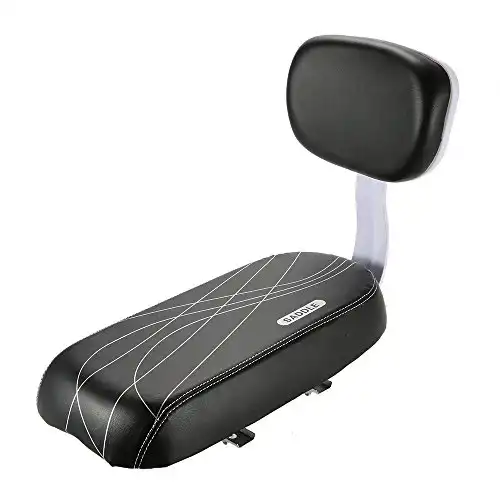 Lixada Bicycle Back Seat Cycling Bike Bicycle MTB PU Leather Soft Cushion Rear Rack Seat